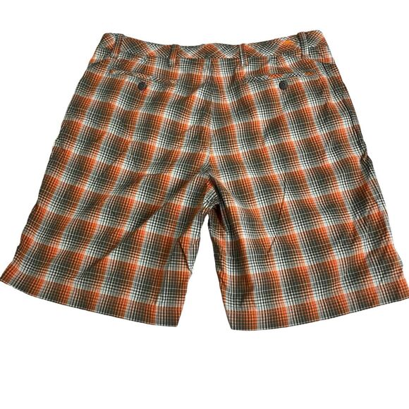 Tommy Bahama Paradise Tech Men's Shorts Size 34 Nylon Orange White Gray Fishing - Picture 11 of 16